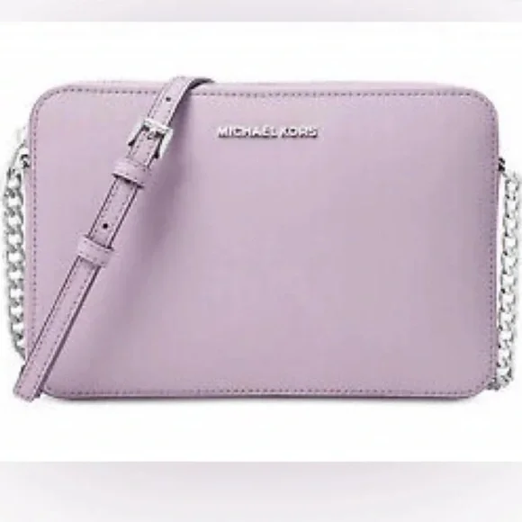 Michael Kors Lilac Jet Set Crossbody Bag - Picture 3 of 16